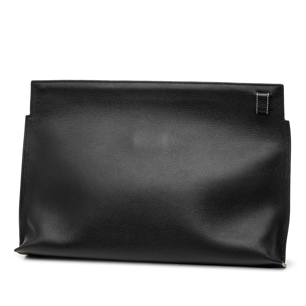 Pre-Loved LOEWE Calfskin Anagram See U Later T Pouch - Picture 2 of 8